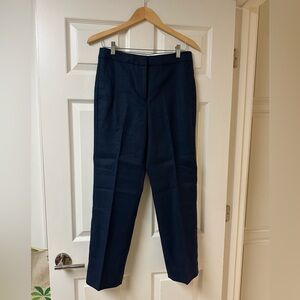 J.Crew, Kate pants, Navy Linen sz 8, Like New